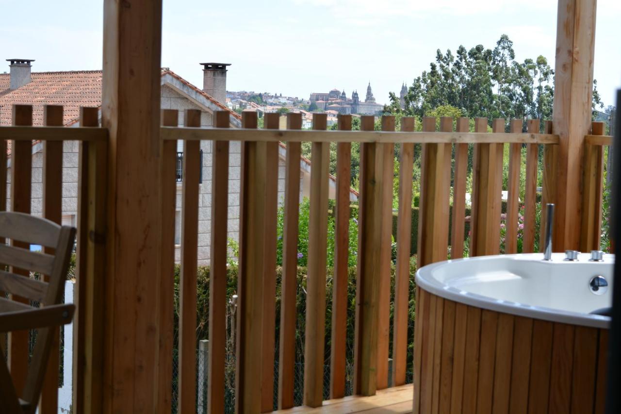 Cabanas Compostela - Cabana La Catedral Con Banera De Hidromasaje Сантяго де Компостела Екстериор снимка