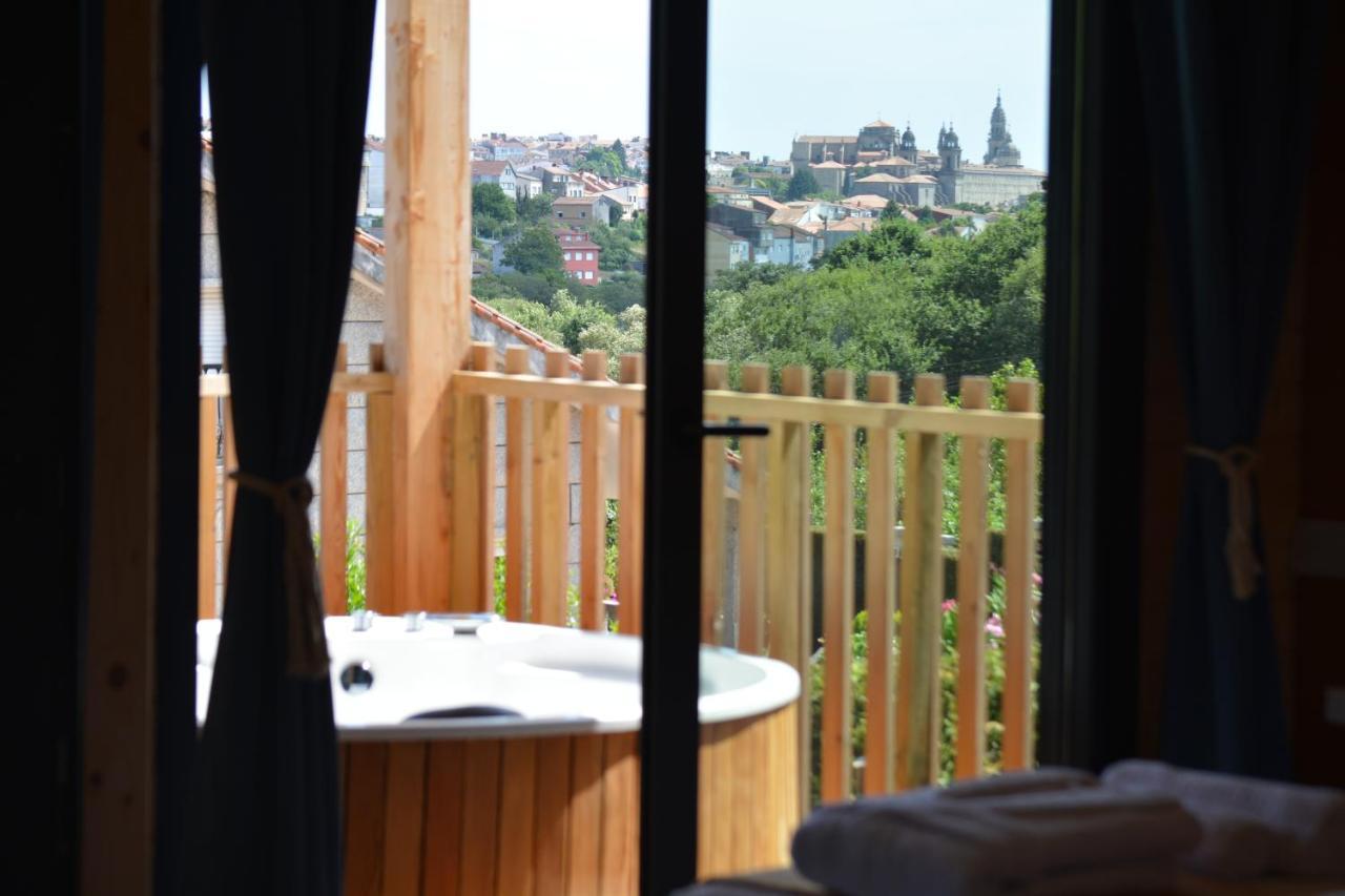 Cabanas Compostela - Cabana La Catedral Con Banera De Hidromasaje Сантяго де Компостела Екстериор снимка